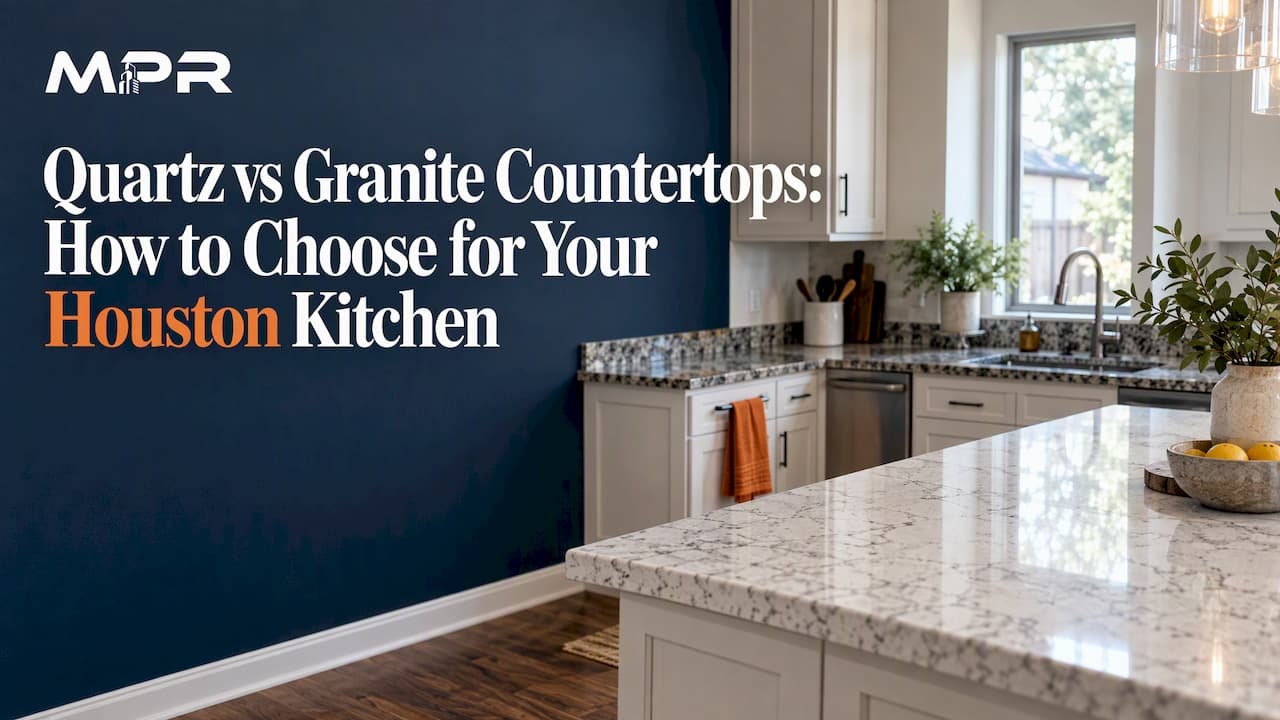 Quartz vs Granite Countertops: How to Choose for Your Houston Kitchen